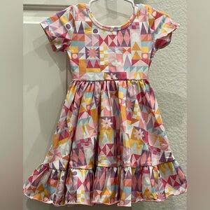 Little Stocking Co - Small World Dress 2t